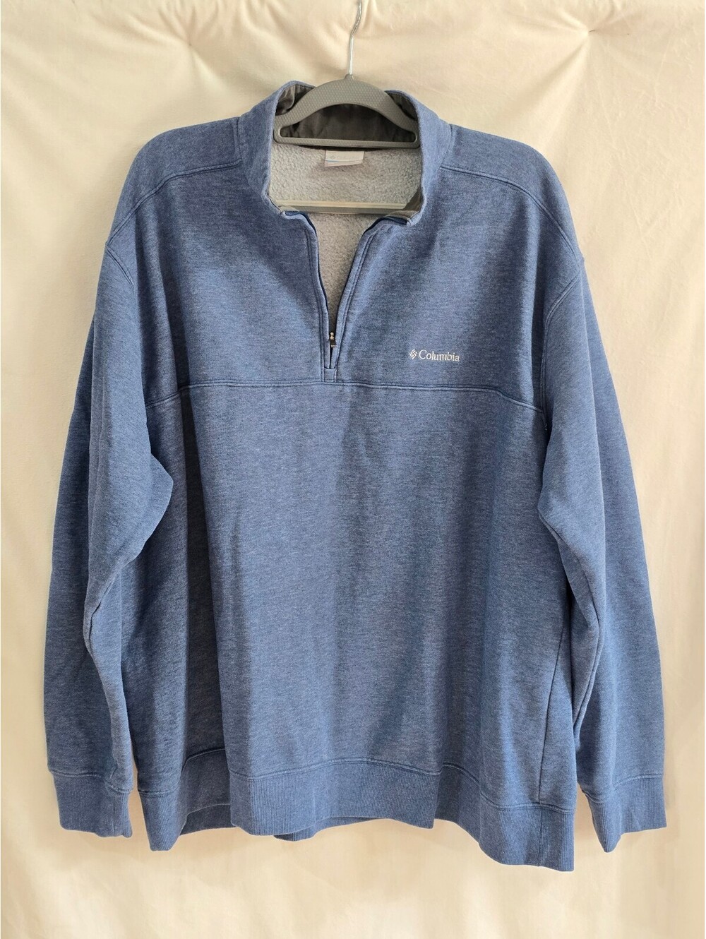 Columbia Men's 3X Blue Half-Zip Pullover Sweatshirt